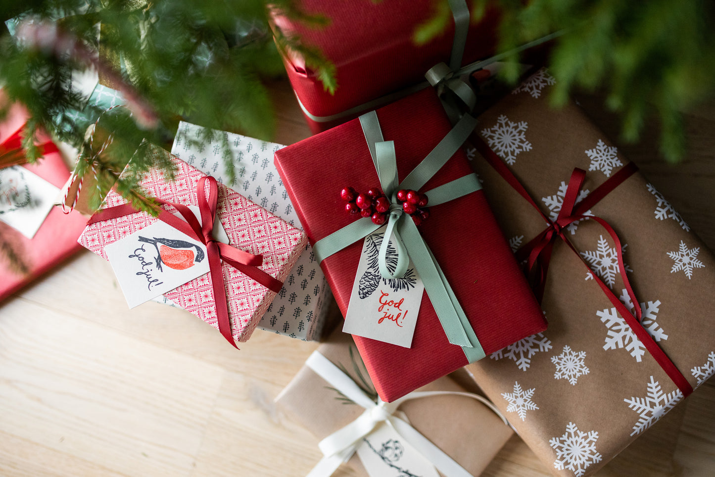 Christmas Gift Tag, Pack of 4 (Norwegian)
