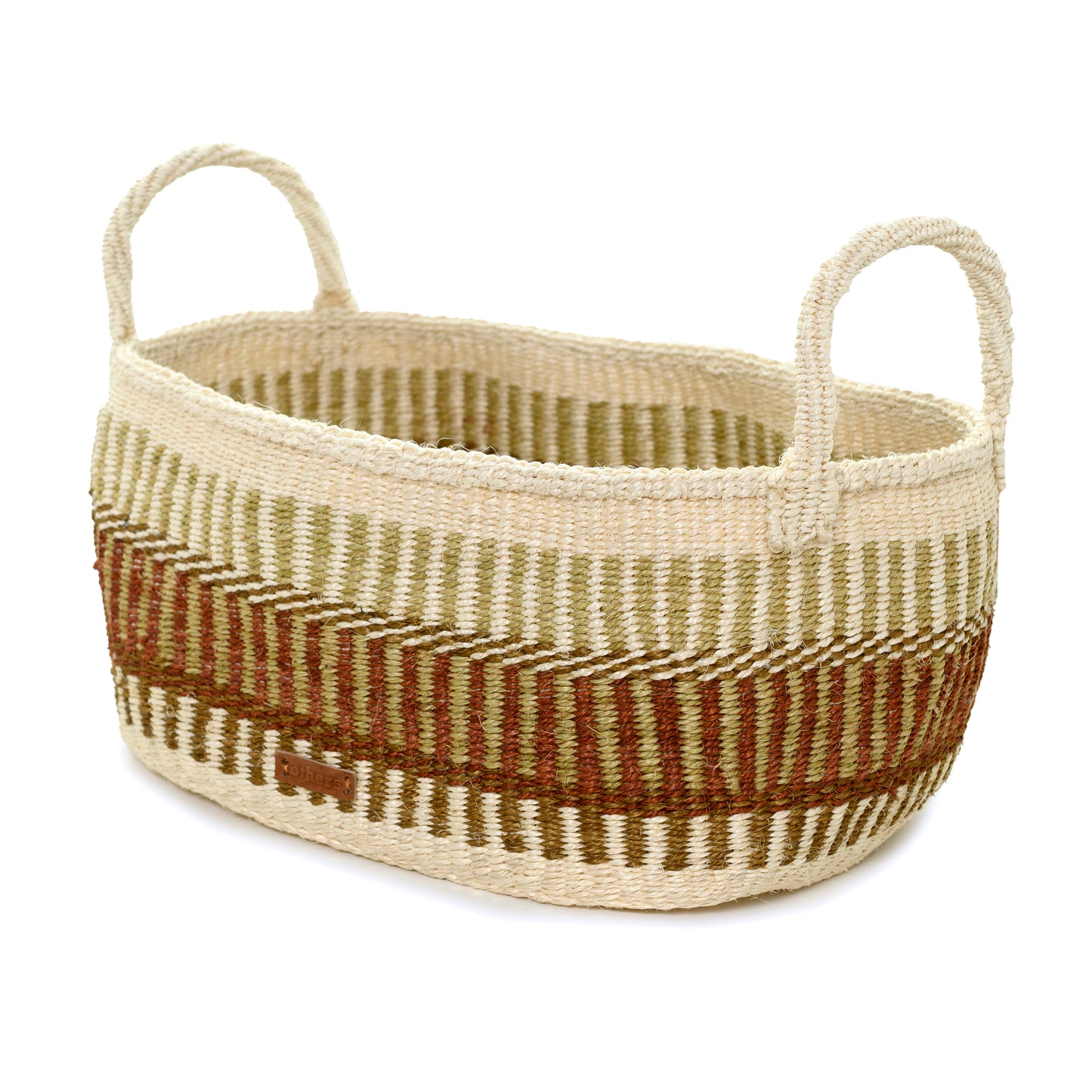 Large Oval Basket, Multi-Color