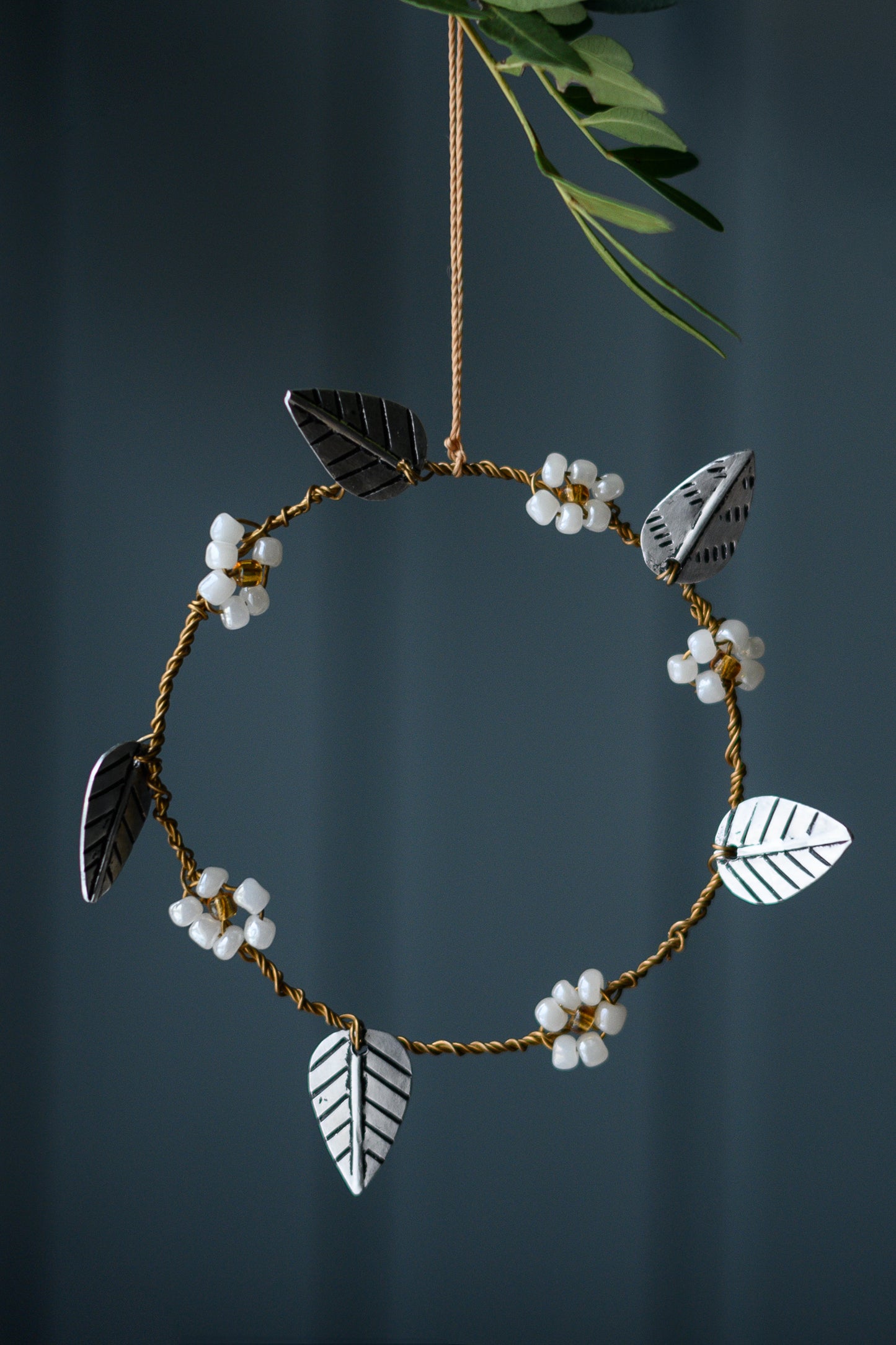 Beaded wreath