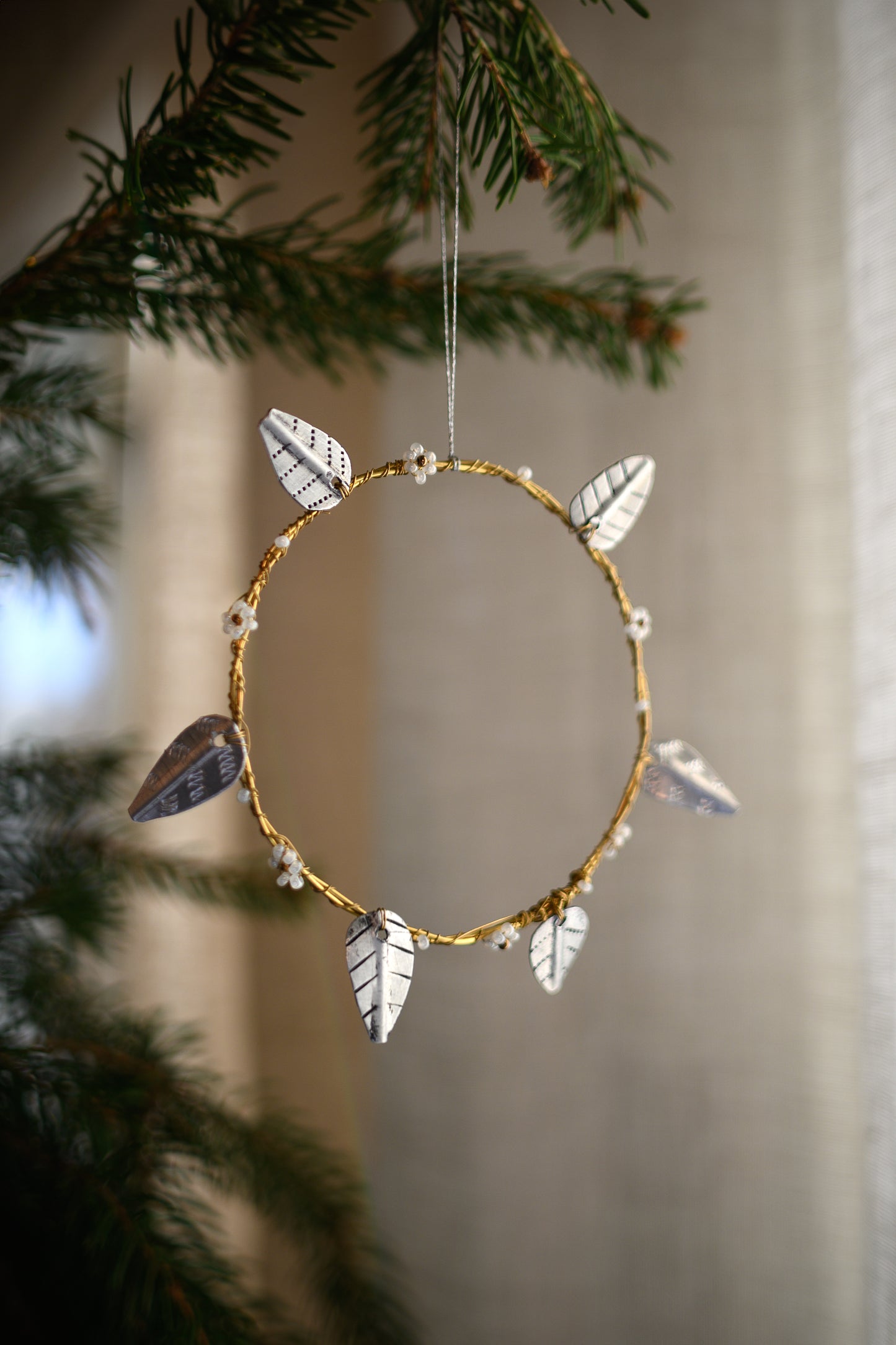 Beaded wreath