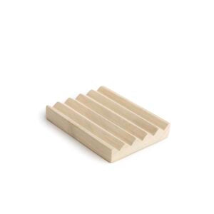 Wooden soap dish