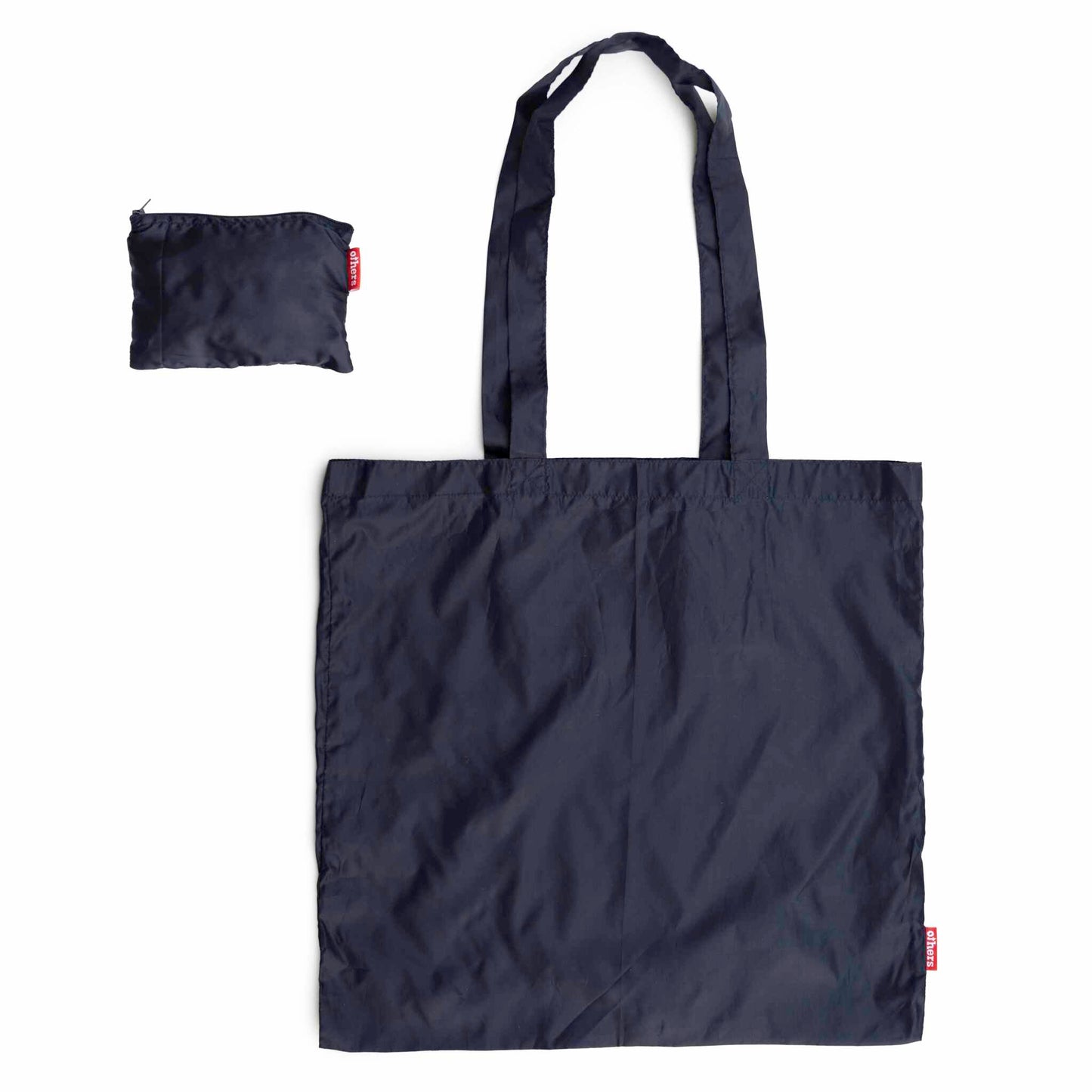 Lightweight foldable tote bag - navy