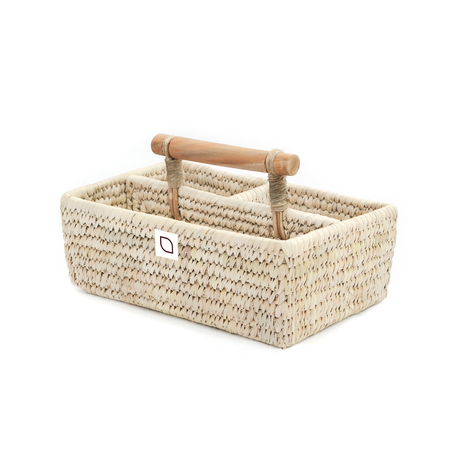 Organizing Box with Wooden Handle (leaf toolbox), På Stell