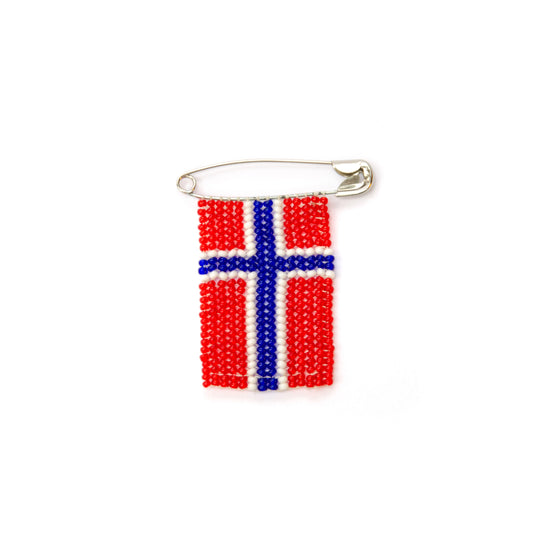 Norwegian Flag, Safety Pin